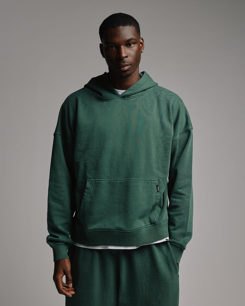 Cropped Hoodie - Vintage Green