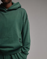Drop Shoulder Hoodie - Vintage Green