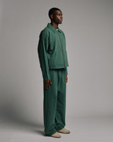 Collared Full Zip - Vintage Green