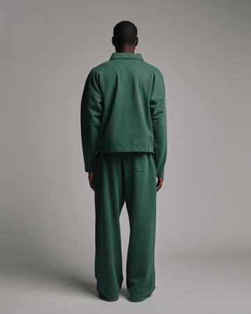 Collared Full Zip - Vintage Green