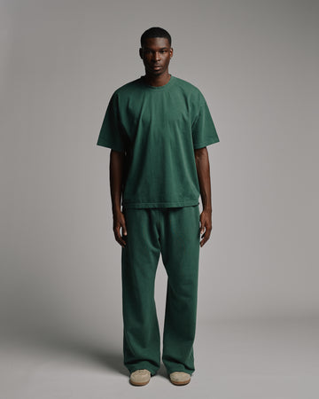 Drop Shoulder T-Shirt - Vintage Green