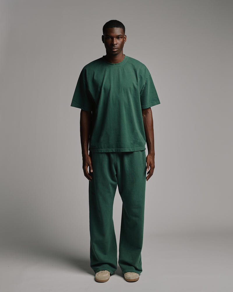 Drop Shoulder T-Shirt - Vintage Green