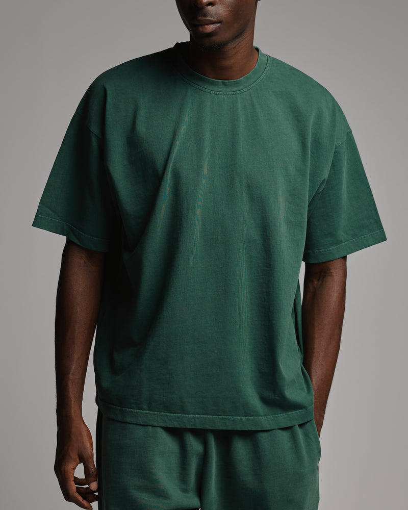 Drop Shoulder T-Shirt - Vintage Green