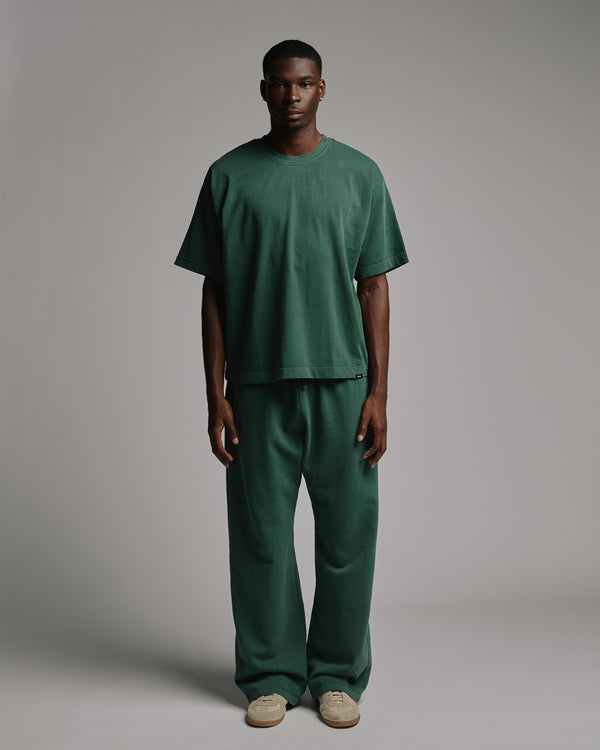 Cropped T-Shirt - Vintage Green