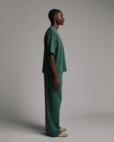 Cropped T-Shirt - Vintage Green