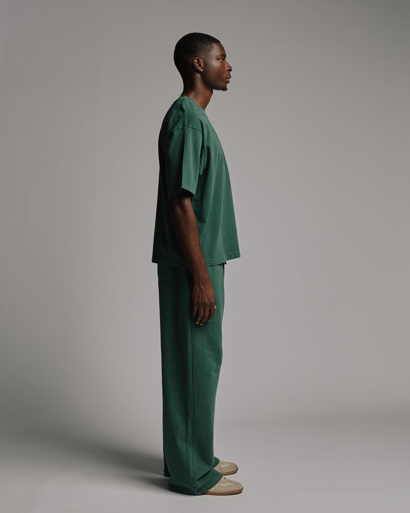 Cropped T-Shirt - Vintage Green