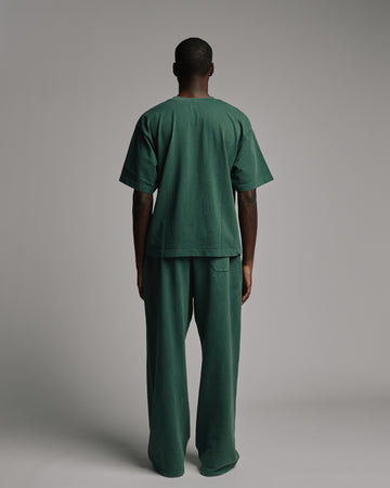 Cropped T-Shirt - Vintage Green