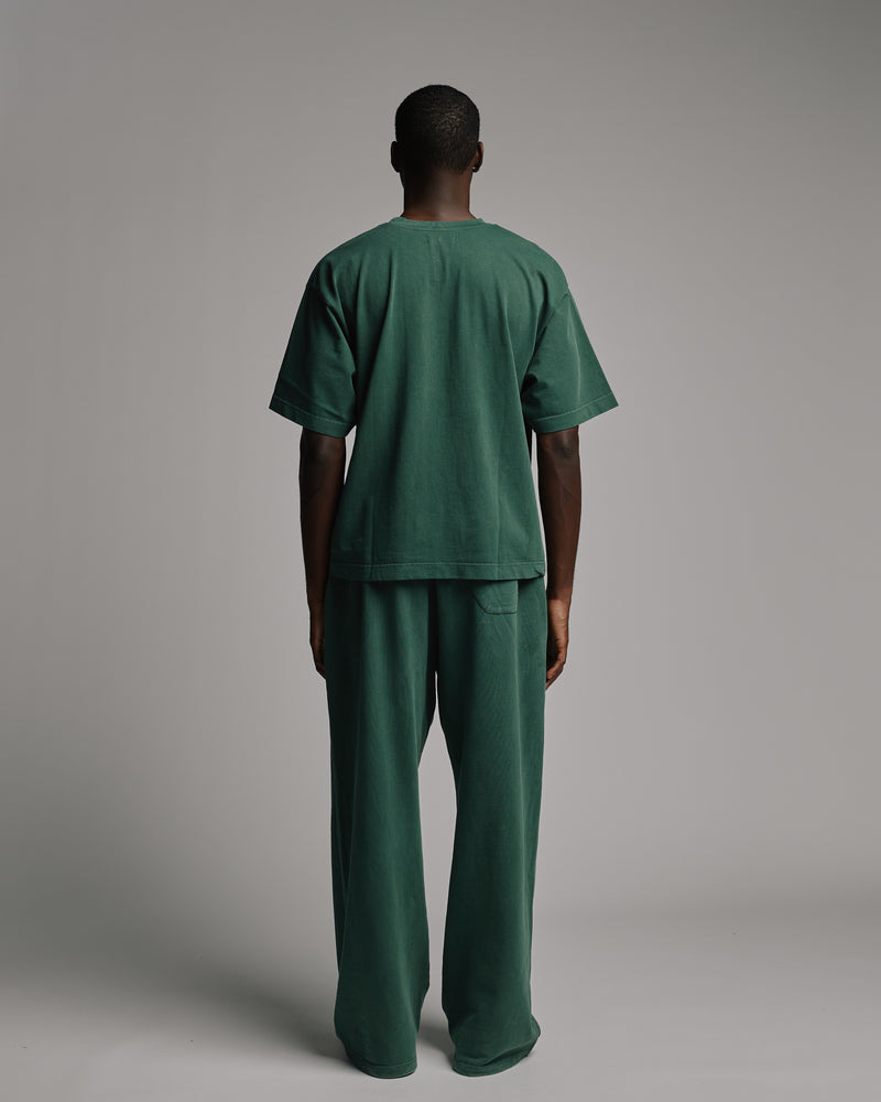 Cropped T-Shirt - Vintage Green