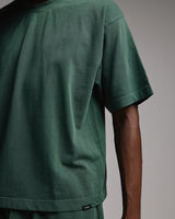 Cropped T-Shirt - Vintage Green
