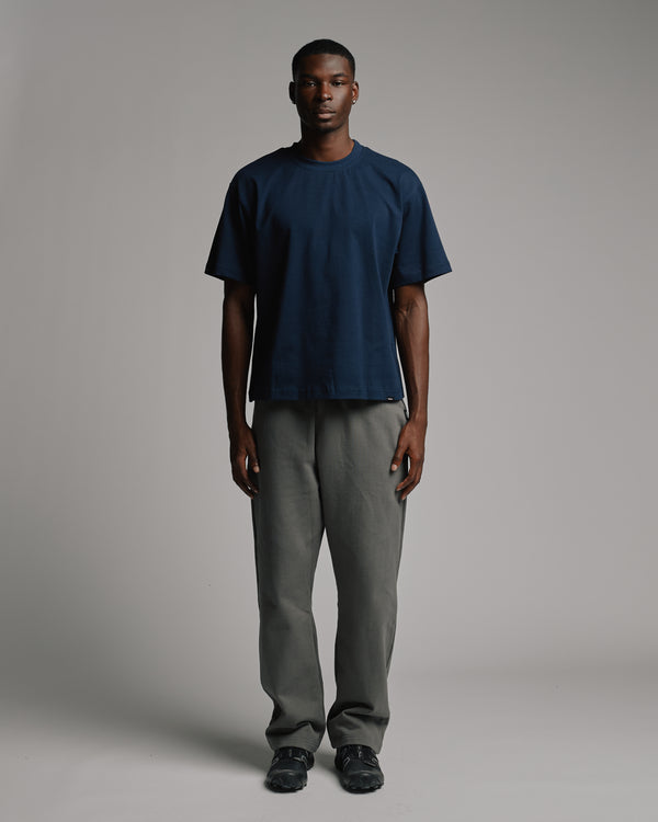 Cropped T-Shirt - Navy
