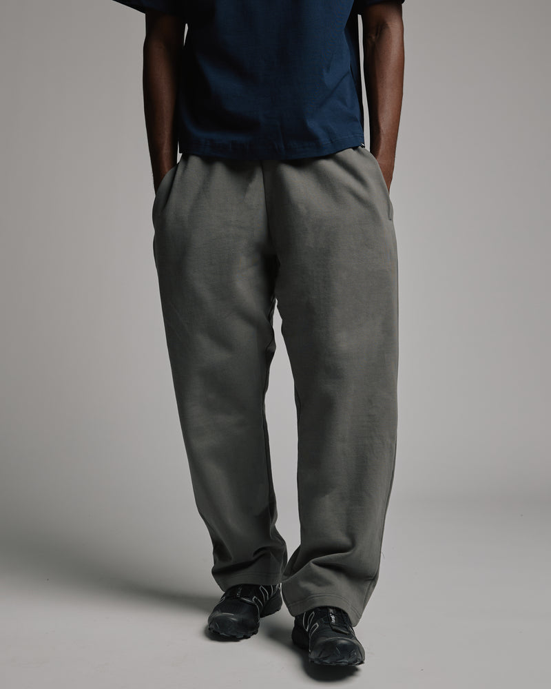 Open Bottom Sweatpants - Charcoal