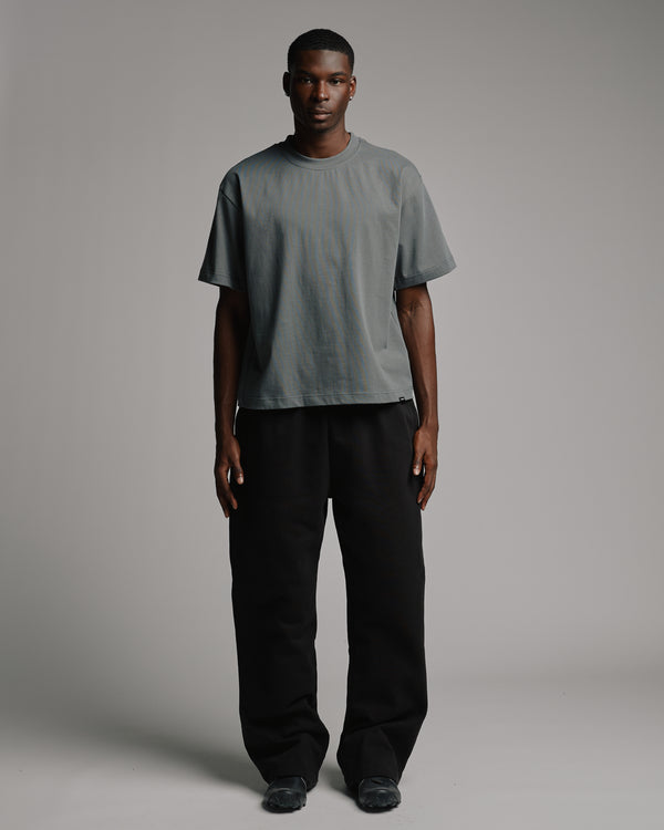 Drop Shoulder T-Shirt - Charcoal