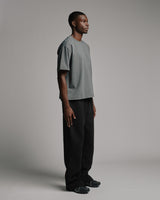 Drop Shoulder T-Shirt - Charcoal