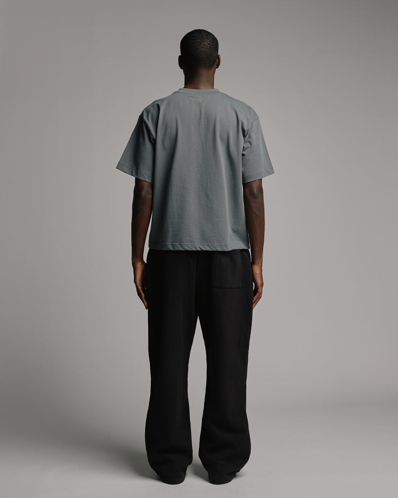 Drop Shoulder T-Shirt - Charcoal