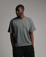 Drop Shoulder T-Shirt - Charcoal