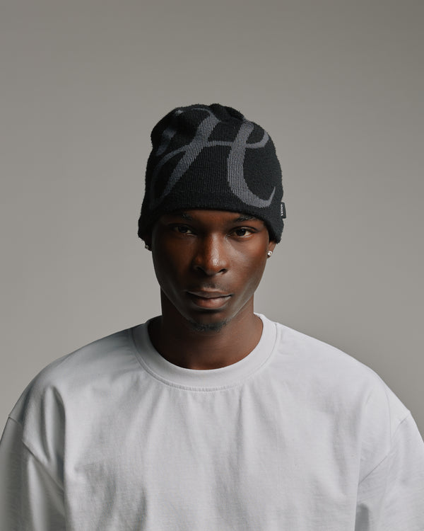 Cuffless Beanie - Black