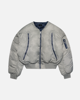 Hours x Saint Bomber Jacket - Silver