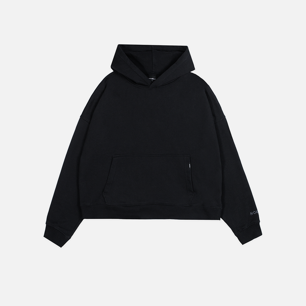 Oversized Hoodie Black Cropped Plain Hoodie Replica Oversized