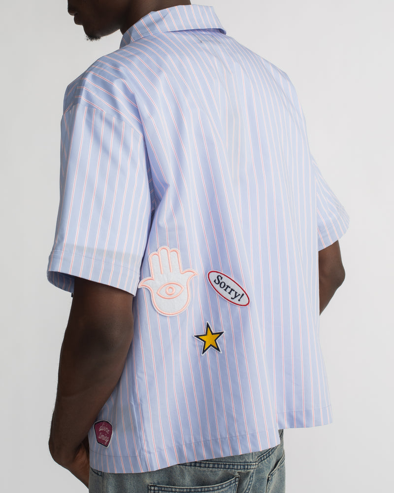 Hours x Saint Mechanic Shirt - Light Blue