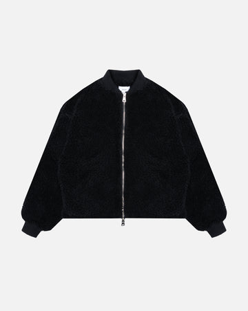 Sherpa Full Zip - Black