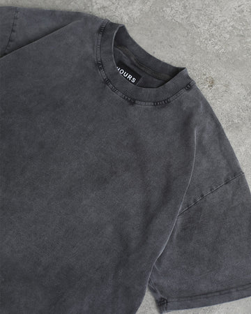 Drop Shoulder T-Shirt - Vintage Grey
