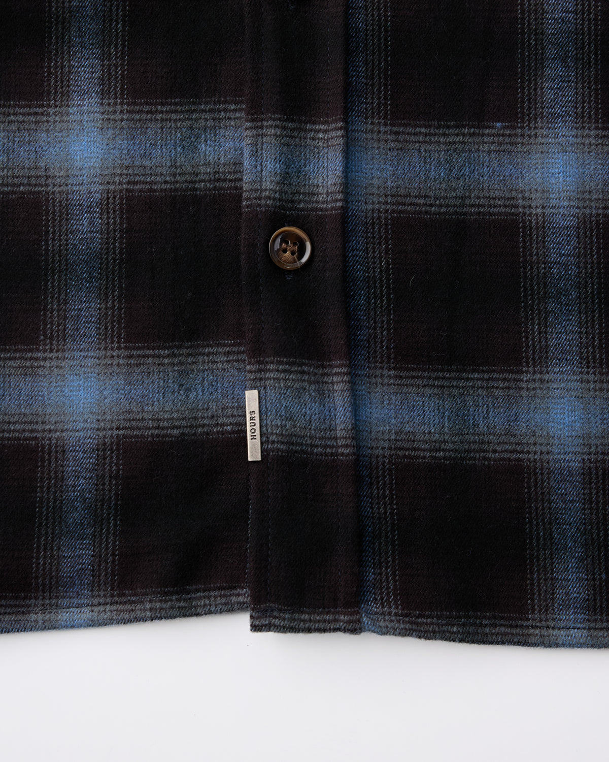 Cropped Flannel - Blue