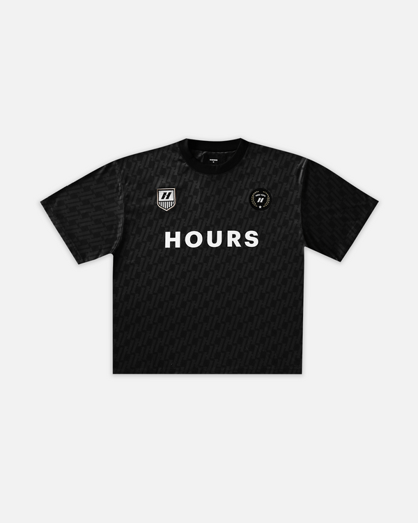Hours Soccer Jersey - Black