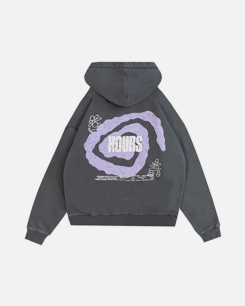 Swirl Hoodie - Vintage Grey