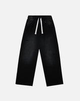 Baggy Sweatpants - Sunfaded Black