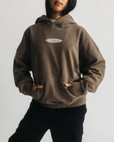 Your Mind is Hours Hoodie - Vintage Brown