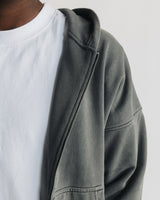 Thermal Lined Zip Hoodie - Vintage Grey