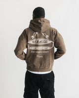 Your Mind is Hours Hoodie - Vintage Brown