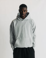 Drop Shoulder Hoodie - Grey