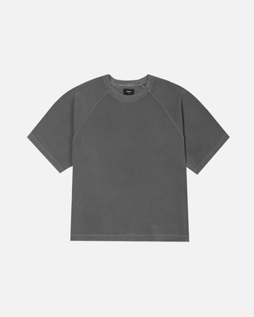 Thermal Boxy T-Shirt - Vintage Grey