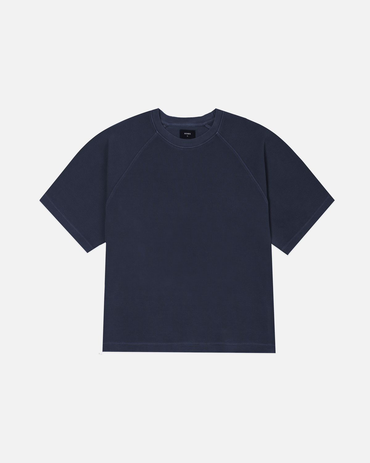 Thermal Boxy T-Shirt - Vintage Navy
