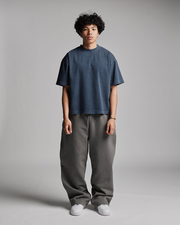 Cropped T-Shirt - Vintage Navy