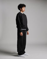 Drop Shoulder Crewneck - Black