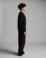 Drop Shoulder Crewneck - Black