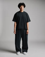 Cropped T-Shirt - Vintage Black
