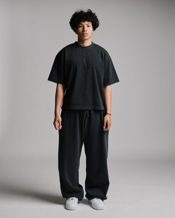 Cropped T-Shirt - Vintage Black