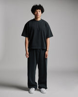 Drop Shoulder T-Shirt - Vintage Black