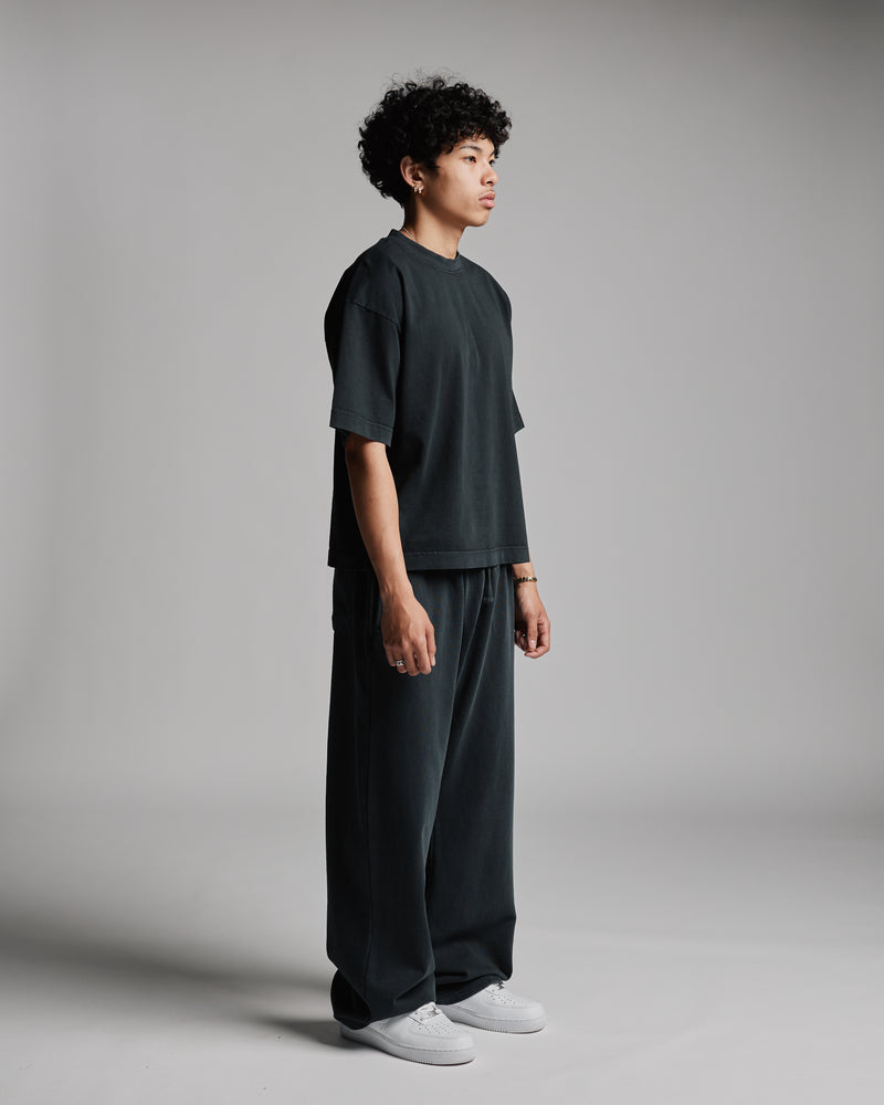Cropped T-Shirt - Vintage Black