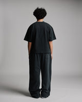 Cropped T-Shirt - Vintage Black