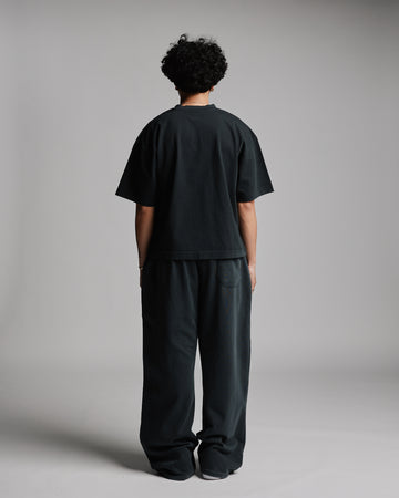 Cropped T-Shirt - Vintage Black