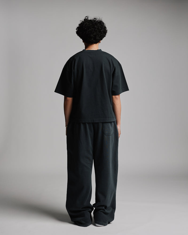 Cropped T-Shirt - Vintage Black