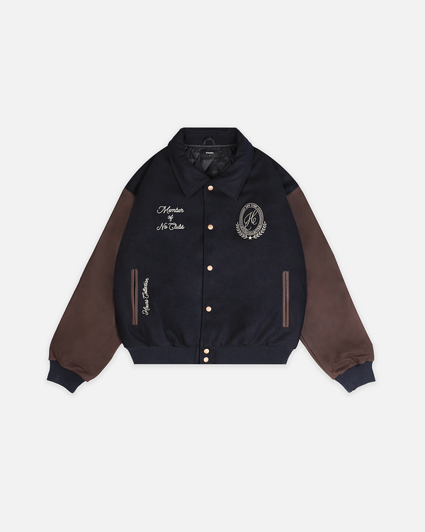 Member of No Clubs Varsity Jacket - Navy