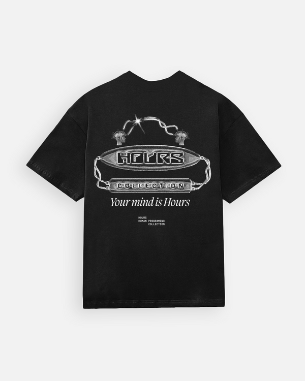 Your Mind is Hours T-Shirt - Vintage Black