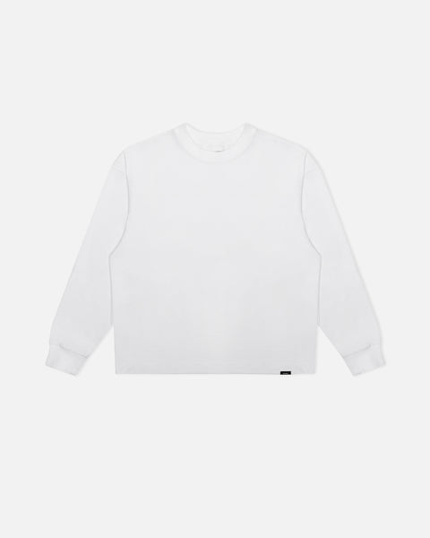 Cropped Long Sleeve - White