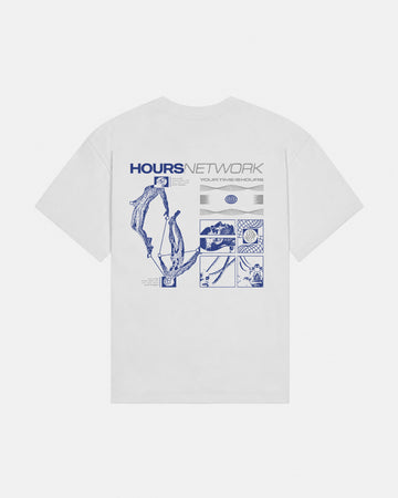 Hours Network T-Shirt - White