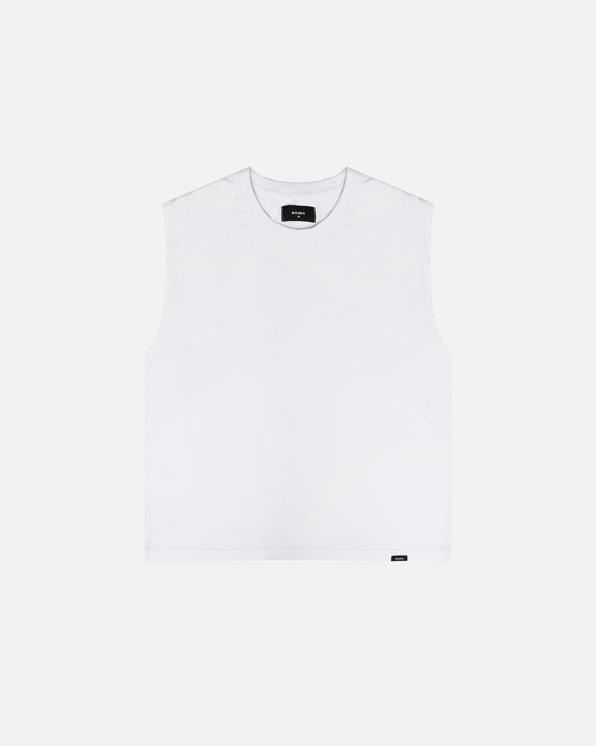 Cropped Tank Top - Washed White